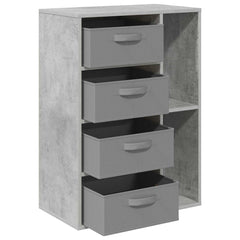 vidaXL Sideboard Concrete Grey 60 x 33.5 x 84 cm 5