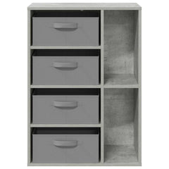 vidaXL Sideboard Concrete Grey 60 x 33.5 x 84 cm 6