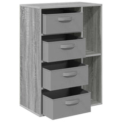 vidaXL Sideboard Grey Sonoma 60 x 33.5 x 84 cm 2