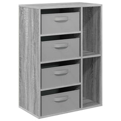 vidaXL Sideboard Grey Sonoma 60 x 33.5 x 84 cm 5