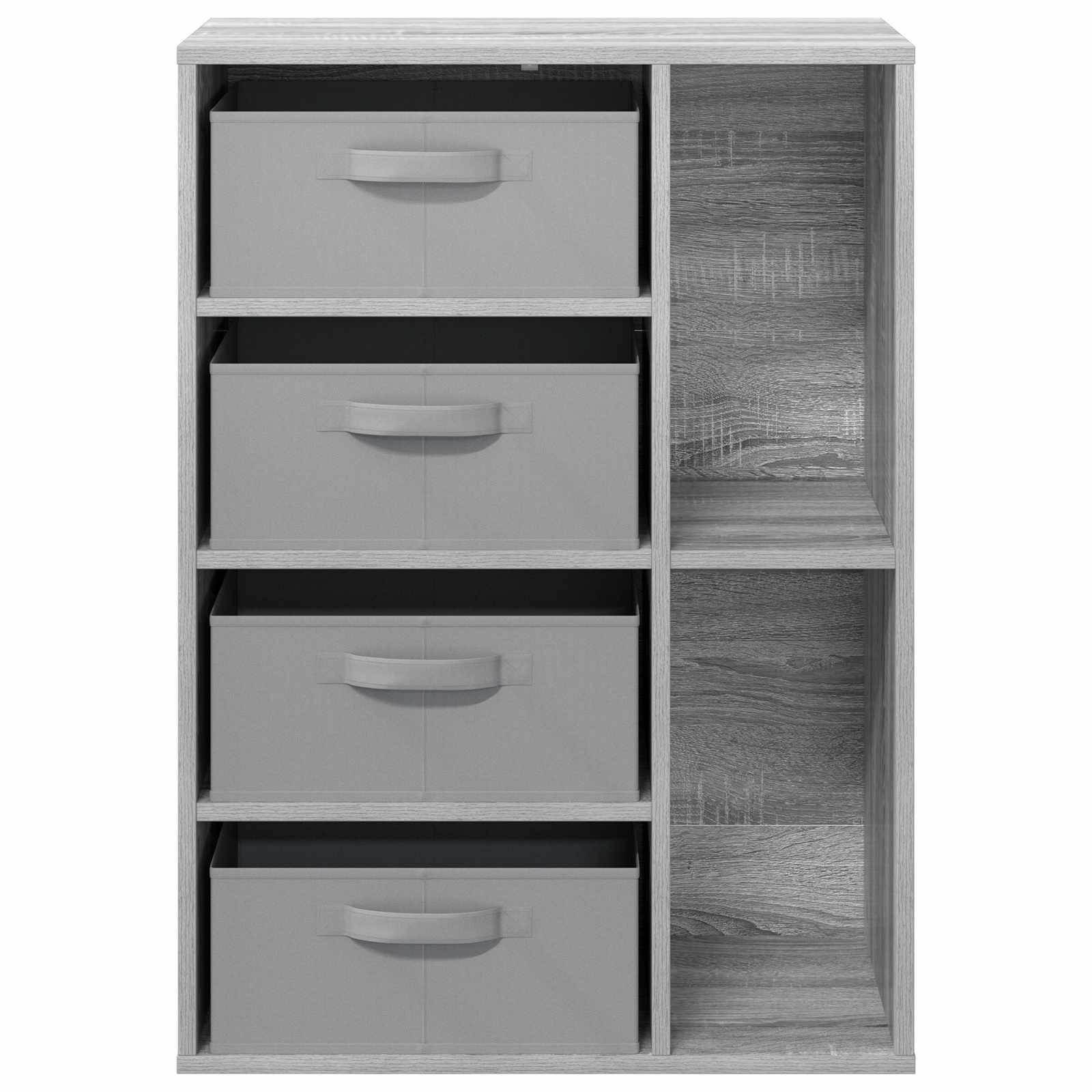vidaXL Sideboard Grey Sonoma 60 x 33.5 x 84 cm 6