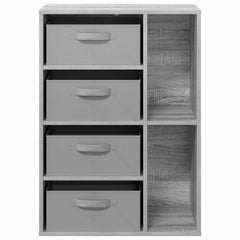 vidaXL Sideboard Grey Sonoma 60 x 33.5 x 84 cm 6