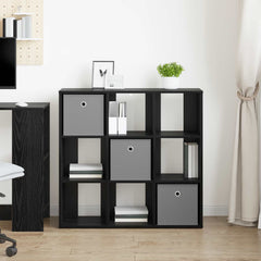 vidaXL Sideboard Black Oak 88.5 x 29 x 84.5 cm 4