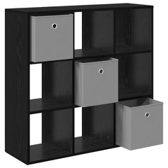 vidaXL Sideboard Black Oak 88.5 x 29 x 84.5 cm 5