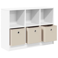 vidaXL Sideboard White 88.5 x 27.5 x 63.5 cm 5