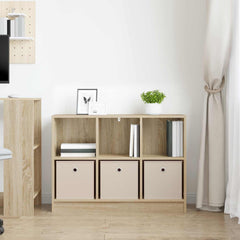 vidaXL Sideboard Sonoma Oak 88.5 x 27.5 x 63.5 cm 4