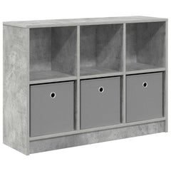 vidaXL Sideboard Concrete Grey 88.5 x 27.5 x 63.5 cm 2