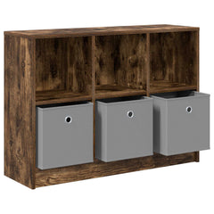 vidaXL Sideboard Smoked Oak 88.5 x 27.5 x 63.5 cm 5