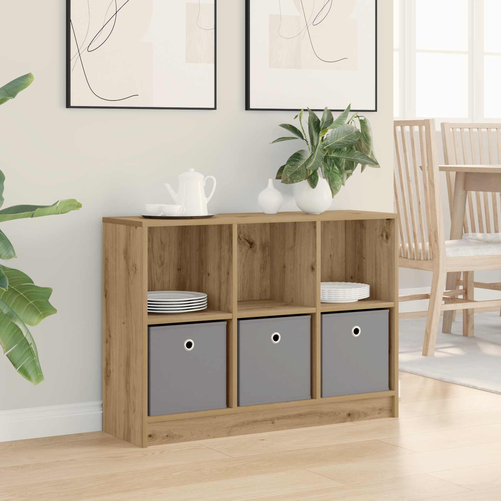 Sideboard 88.5 x 27.5 x 63.5 cm Width 88.5 cm Artisan oak