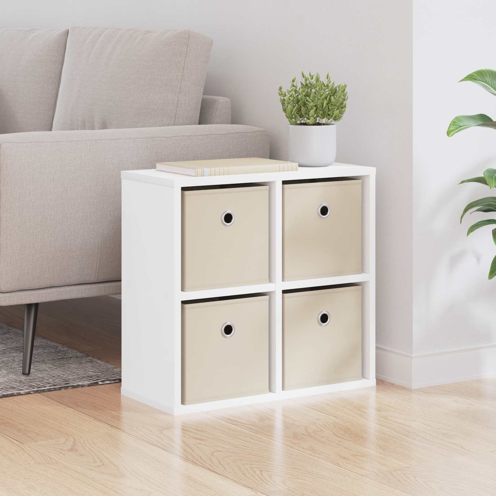 vidaXL Sideboard White 49.5 x 22 x 47 cm 1