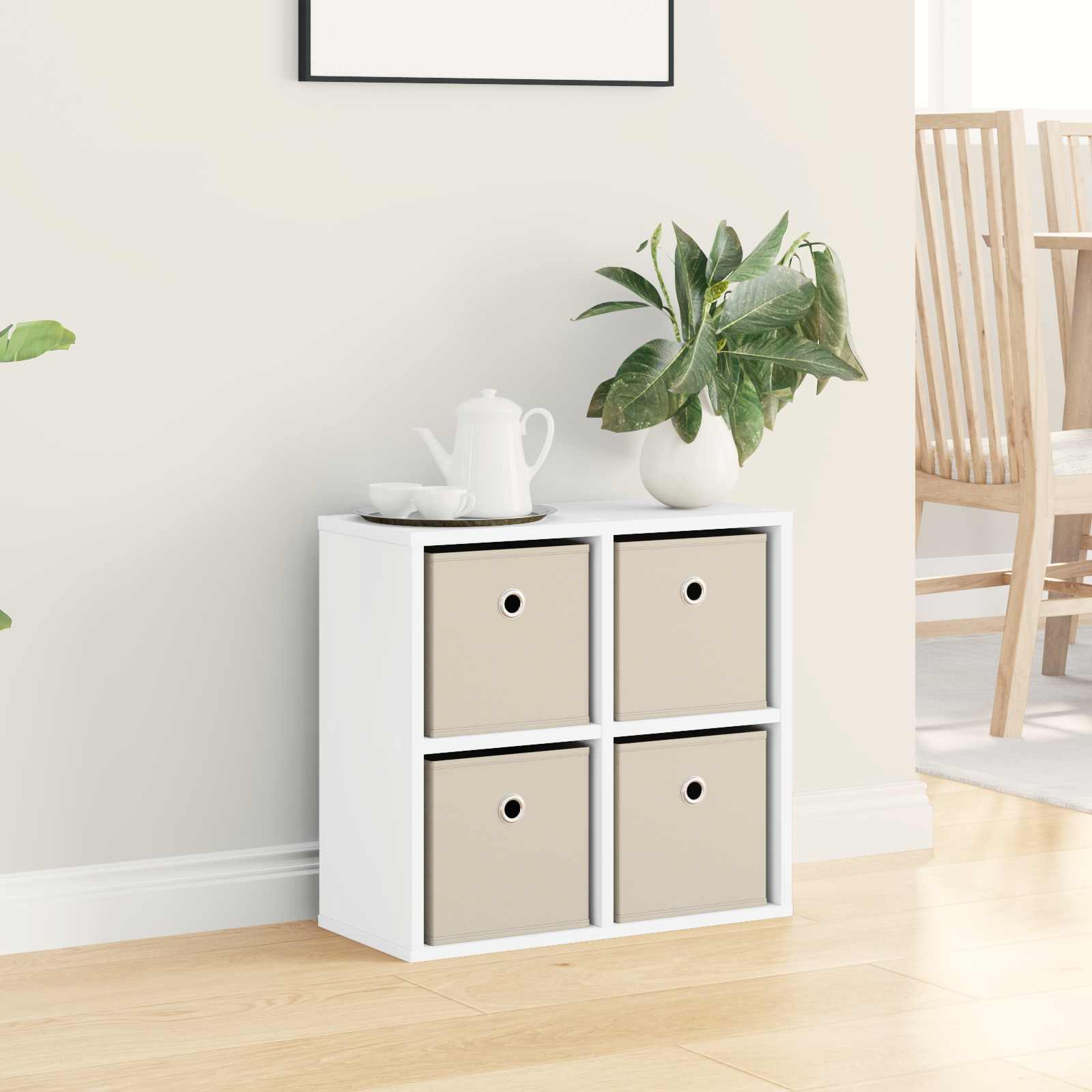 vidaXL Sideboard White 49.5 x 22 x 47 cm 4