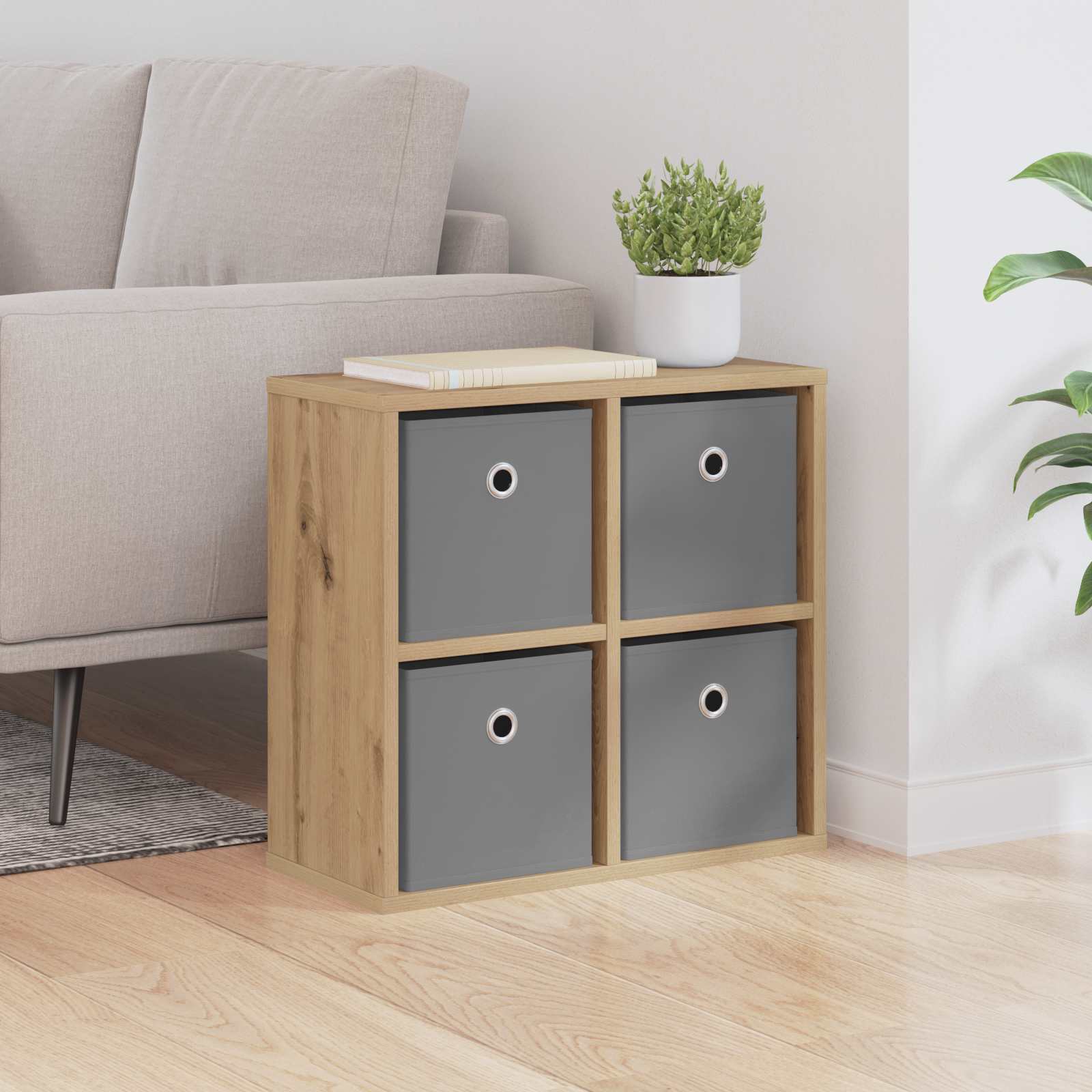 vidaXL Sideboard Artisan Oak 49.5 x 22 x 47 cm 1