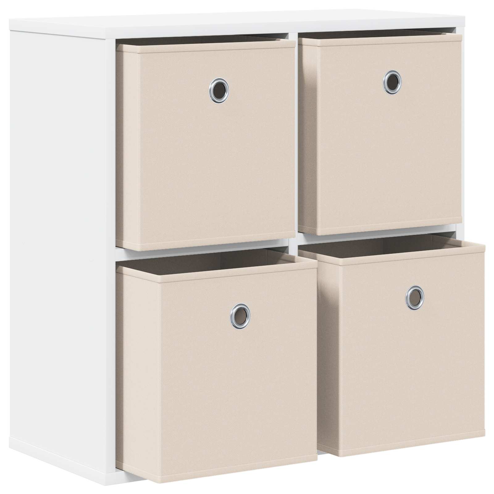 vidaXL Sideboard White 59.5 x 27 x 57 cm 5