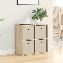 vidaXL Sideboard Sonoma Oak 59.5 x 27 x 57 cm 4
