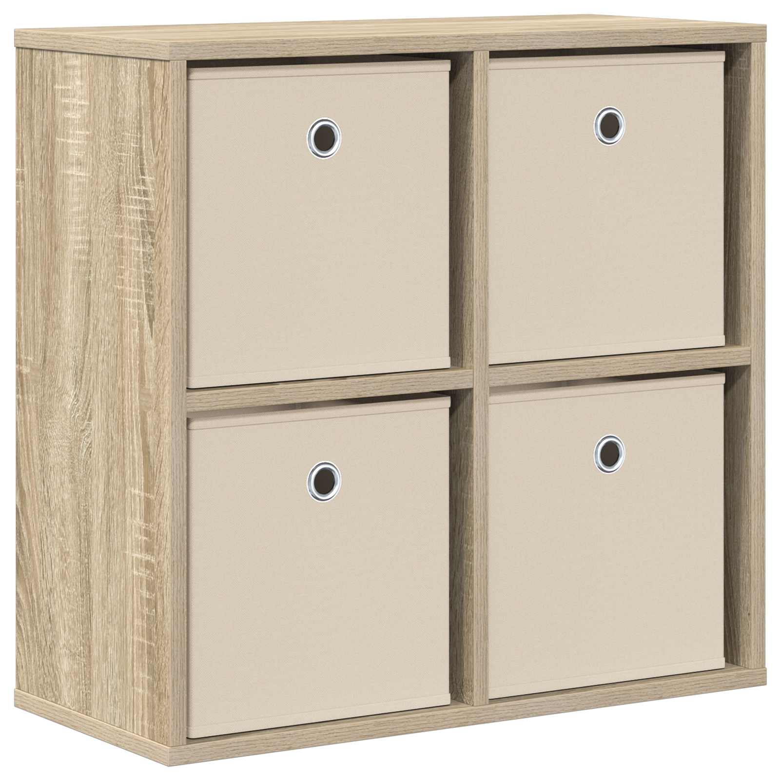 vidaXL Sideboard Sonoma Oak 59.5 x 27 x 57 cm 2