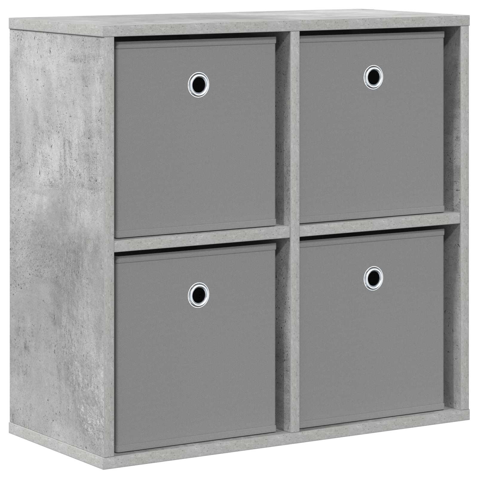 vidaXL Sideboard Concrete Grey 59.5 x 27 x 57 cm 2