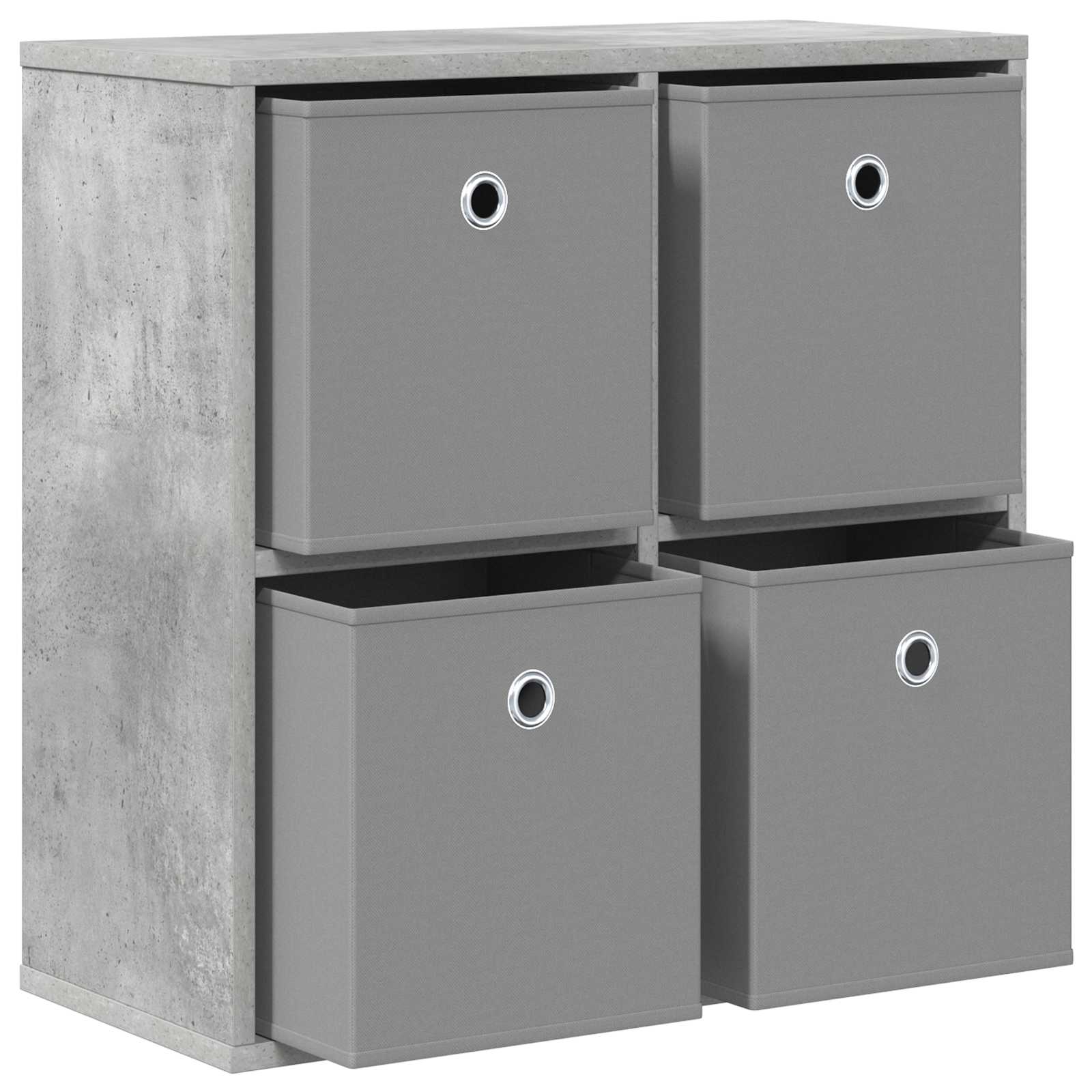 vidaXL Sideboard Concrete Grey 59.5 x 27 x 57 cm 5