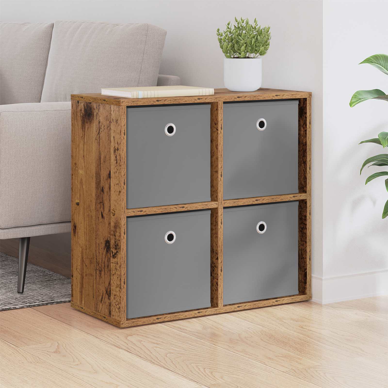 vidaXL Sideboard Old Wood 59.5 x 27 x 57 cm 1