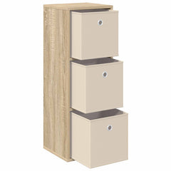 vidaXL Sideboard with Drawer Sonoma Oak 30.5 x 27 x 84.5 cm 4