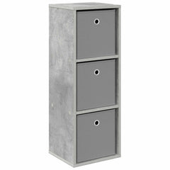 vidaXL Sideboard with Drawer Concrete Grey 30.5 x 27 x 84.5 cm 2
