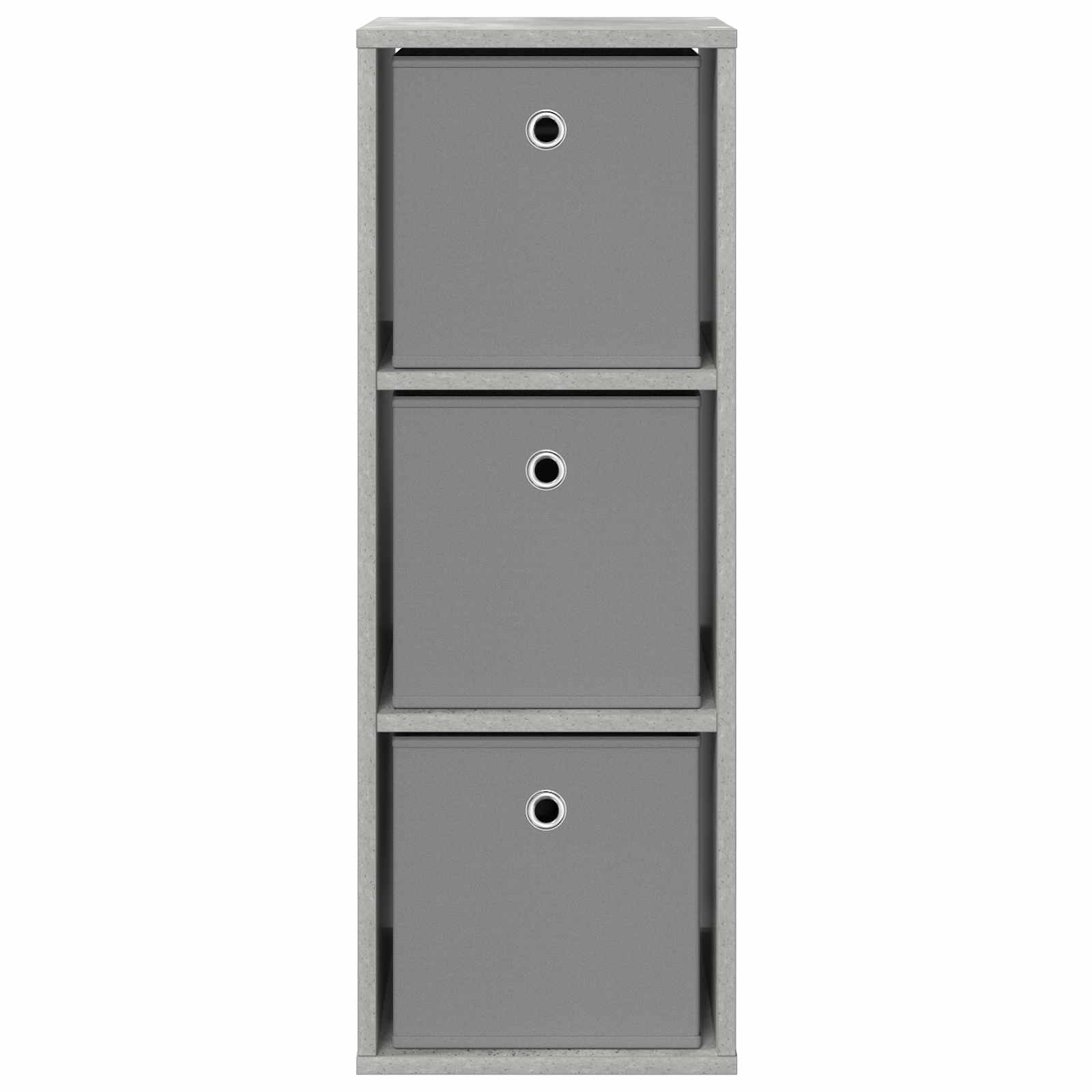vidaXL Sideboard with Drawer Concrete Grey 30.5 x 27 x 84.5 cm 5