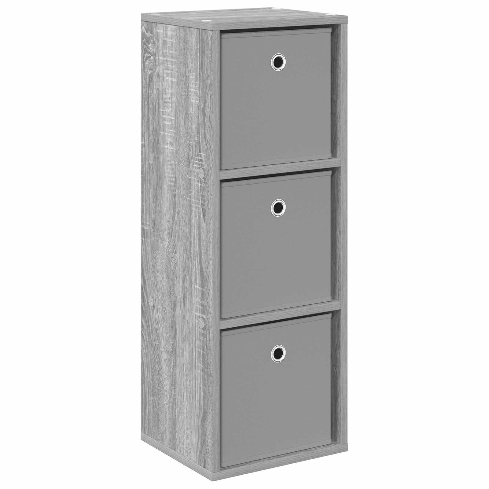 vidaXL Sideboard with Drawer Grey Sonoma 30.5 x 27 x 84.5 cm 2