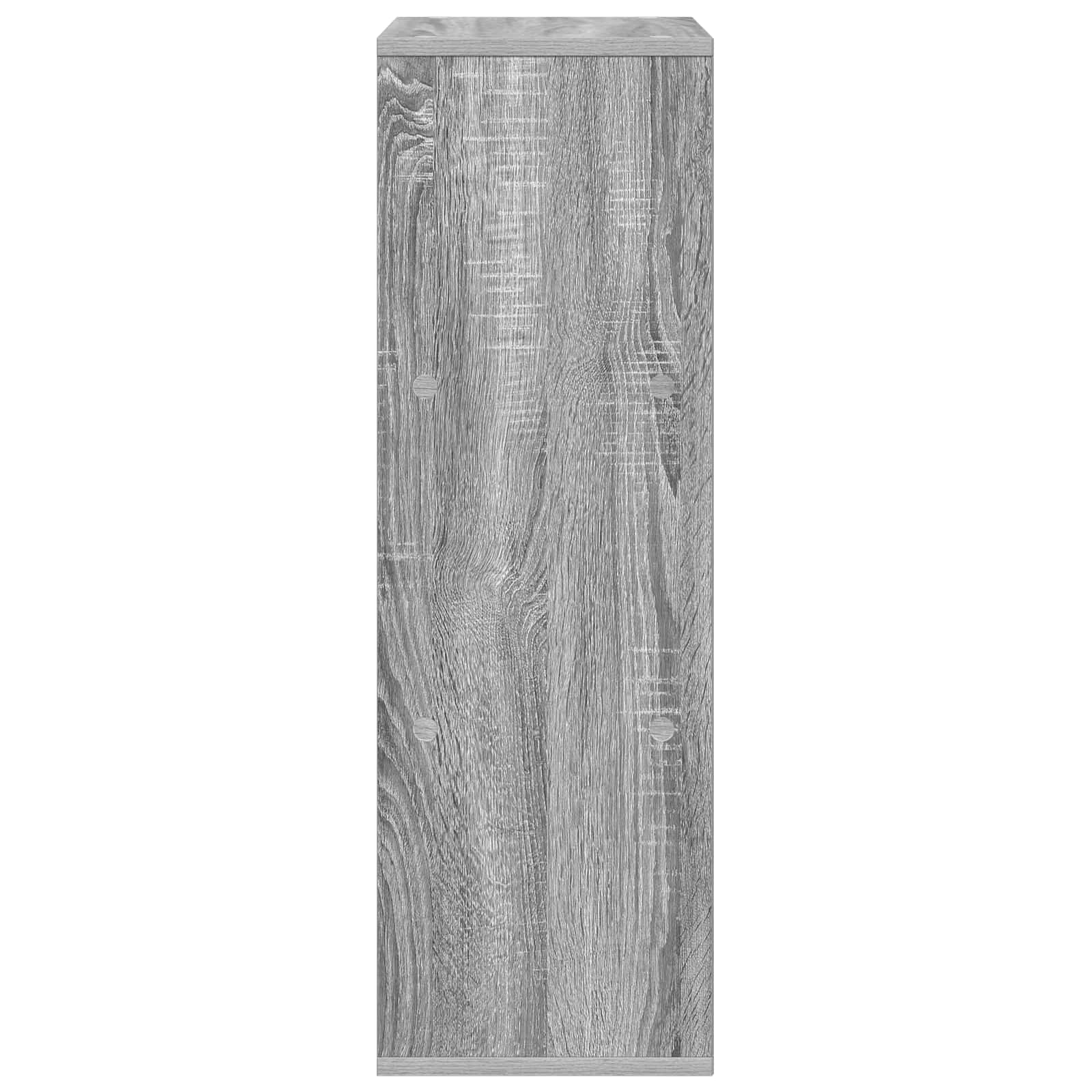 vidaXL Sideboard with Drawer Grey Sonoma 30.5 x 27 x 84.5 cm 6