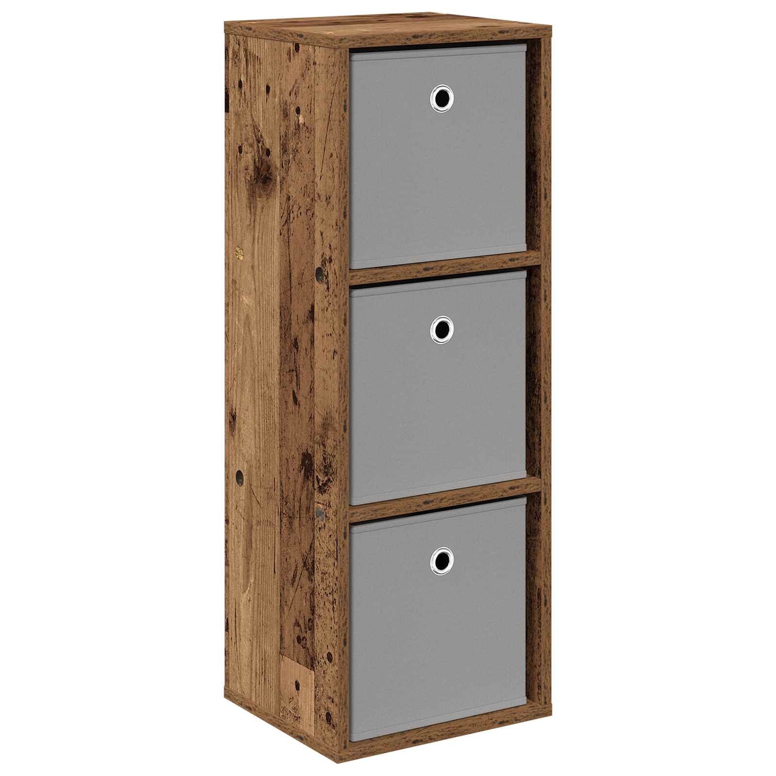 vidaXL Sideboard with Drawer Old Wood 30.5 x 27 x 84.5 cm 2