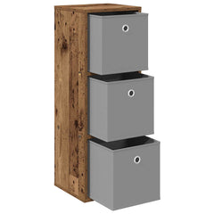 vidaXL Sideboard with Drawer Old Wood 30.5 x 27 x 84.5 cm 4