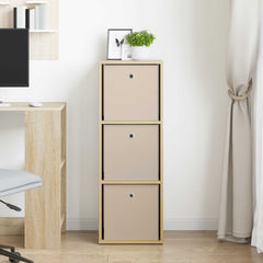 vidaXL Sideboard with Drawer Sonoma Oak 35 x 32 x 99.5 cm 3
