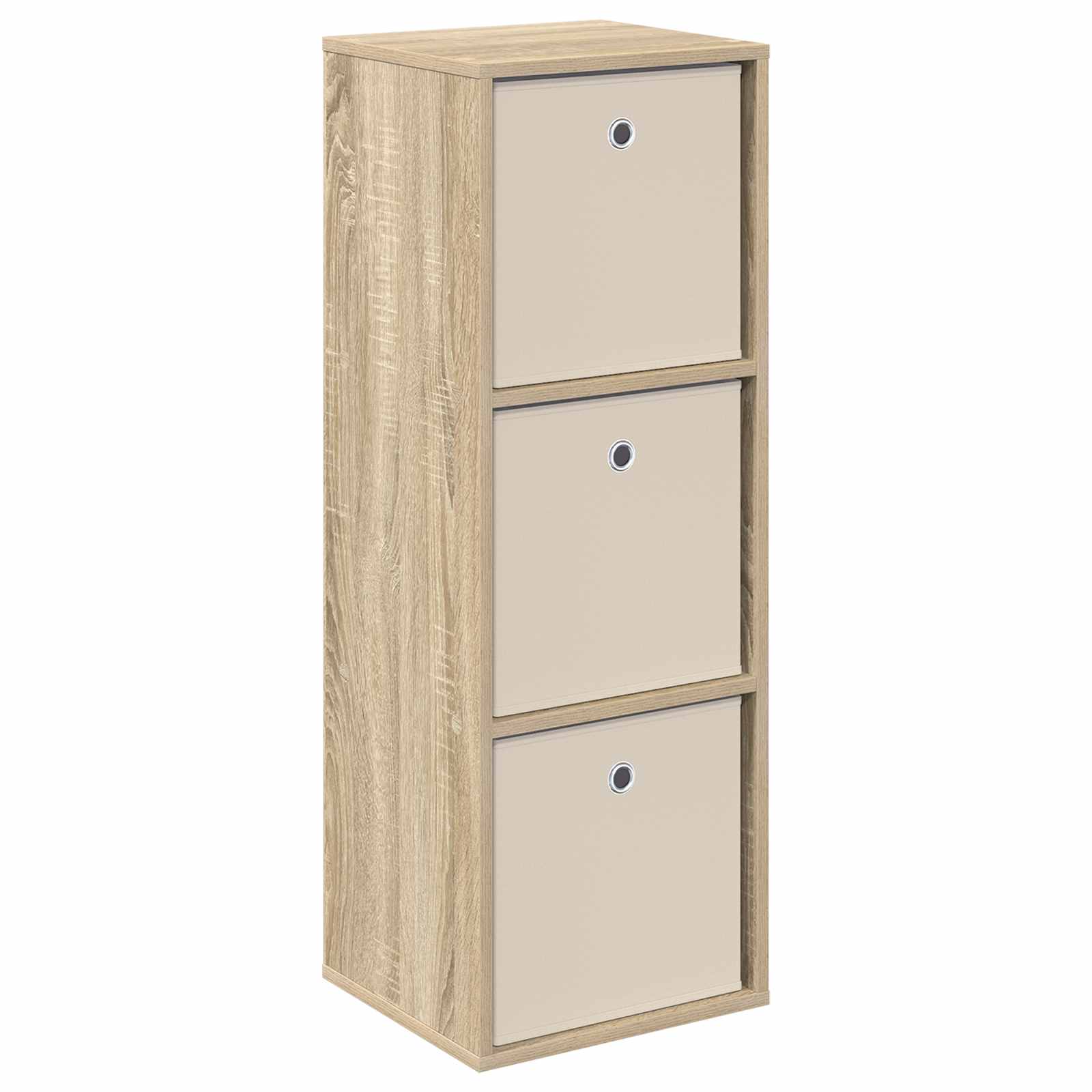 vidaXL Sideboard with Drawer Sonoma Oak 35 x 32 x 99.5 cm 2