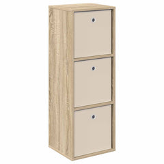 vidaXL Sideboard with Drawer Sonoma Oak 35 x 32 x 99.5 cm 2