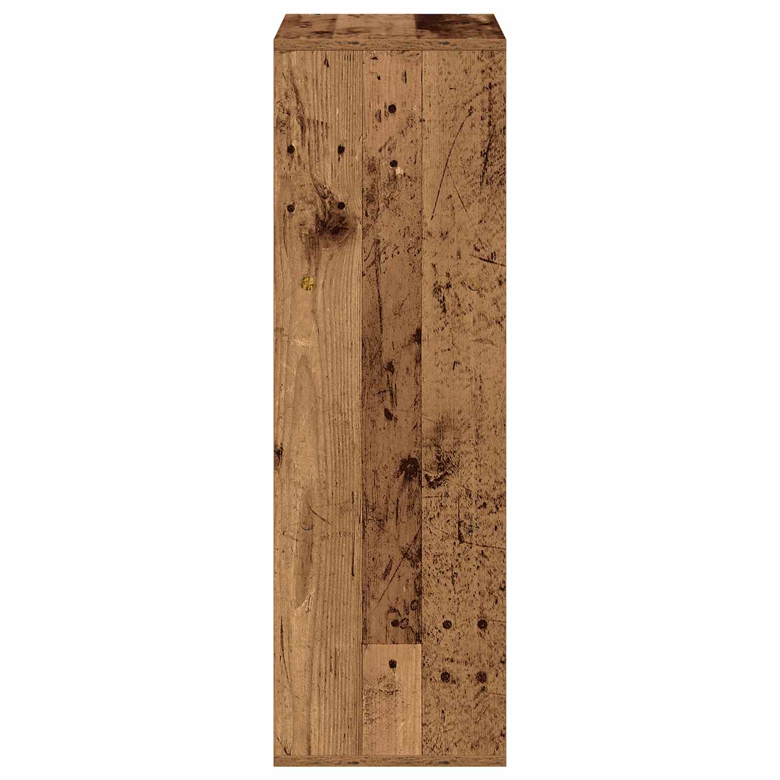 vidaXL Sideboard with Drawer Old Wood 35 x 32 x 99.5 cm 6