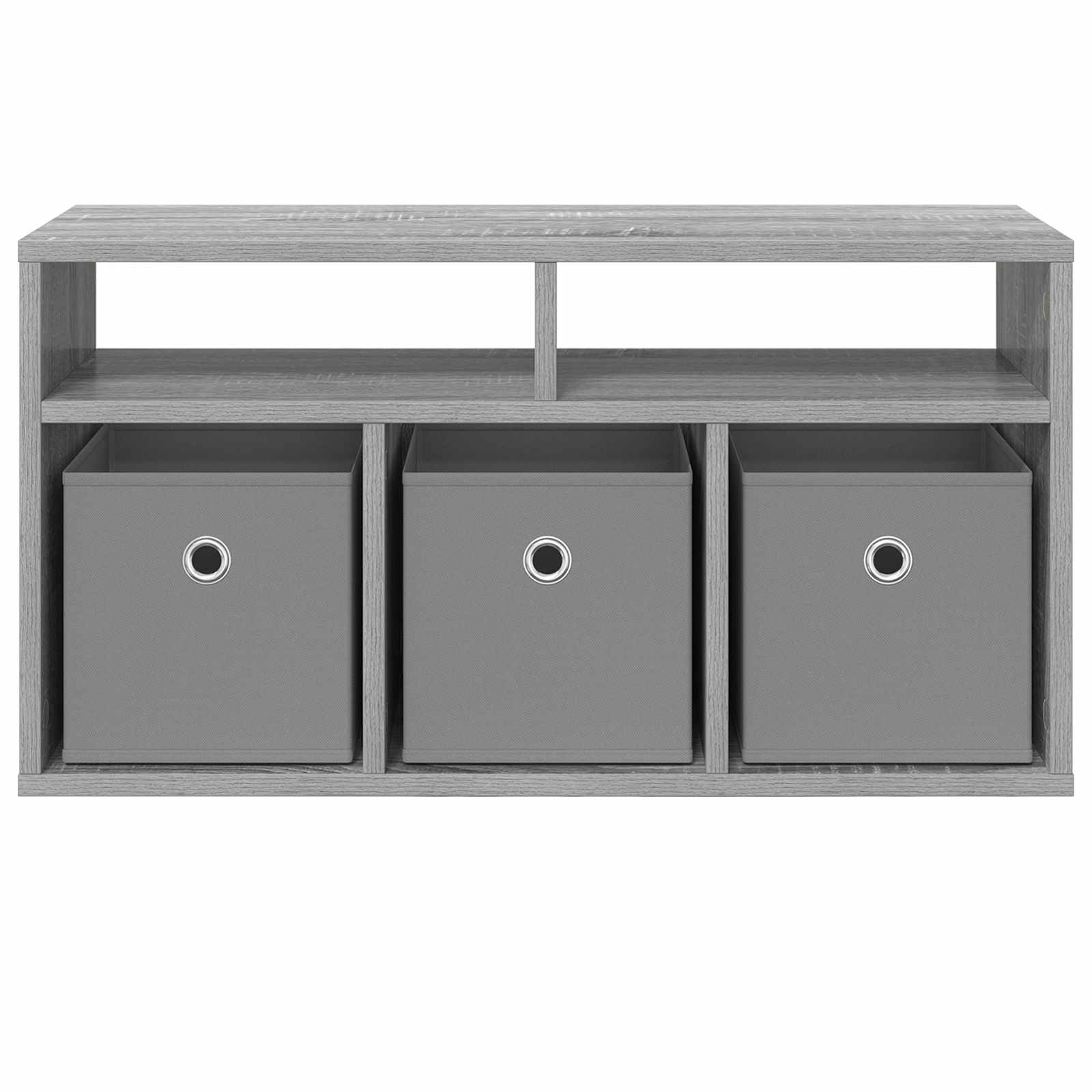 vidaXL Lowboard with Drawer Grey Sonoma 72 x 22.5 x 38 cm 6