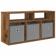 vidaXL Lowboard with Drawer Old Wood 72 x 22.5 x 38 cm 2