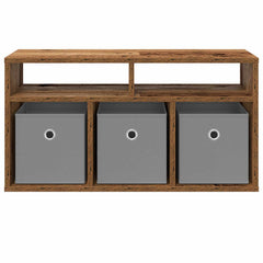 vidaXL Lowboard with Drawer Old Wood 72 x 22.5 x 38 cm 6