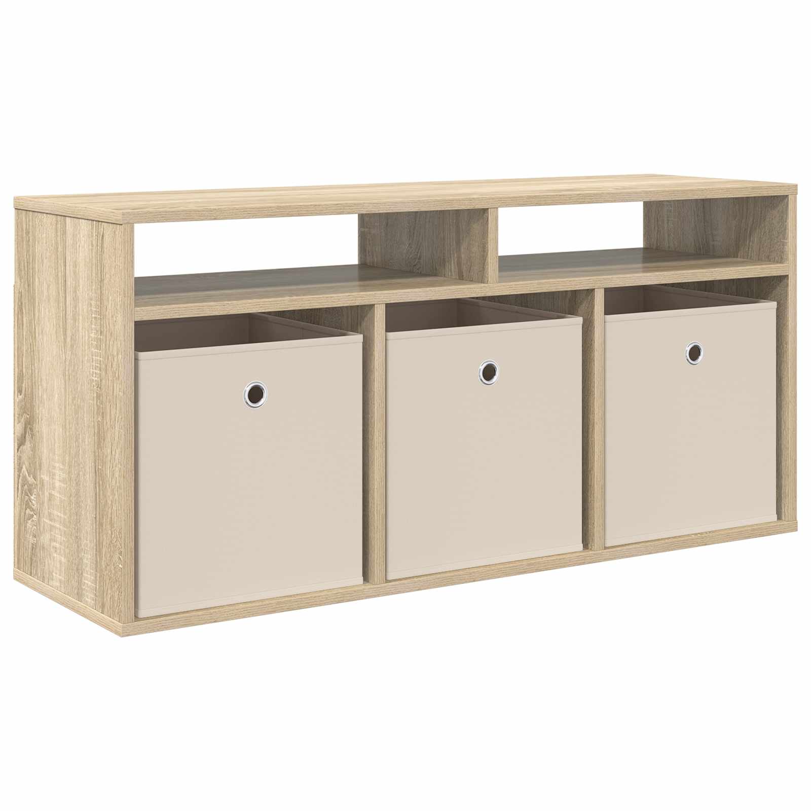 vidaXL Lowboard with Drawer Sonoma Oak 102 x 32 x 48.5 cm 2