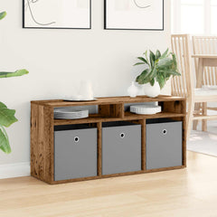 vidaXL Lowboard with Drawer Old Wood 102 x 32 x 48.5 cm 4