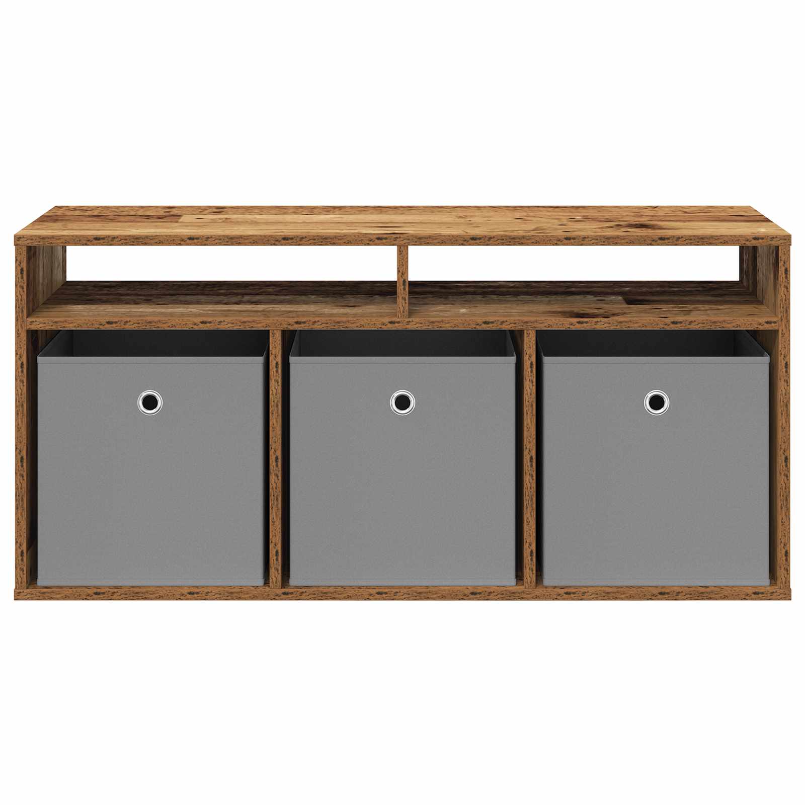 vidaXL Lowboard with Drawer Old Wood 102 x 32 x 48.5 cm 6