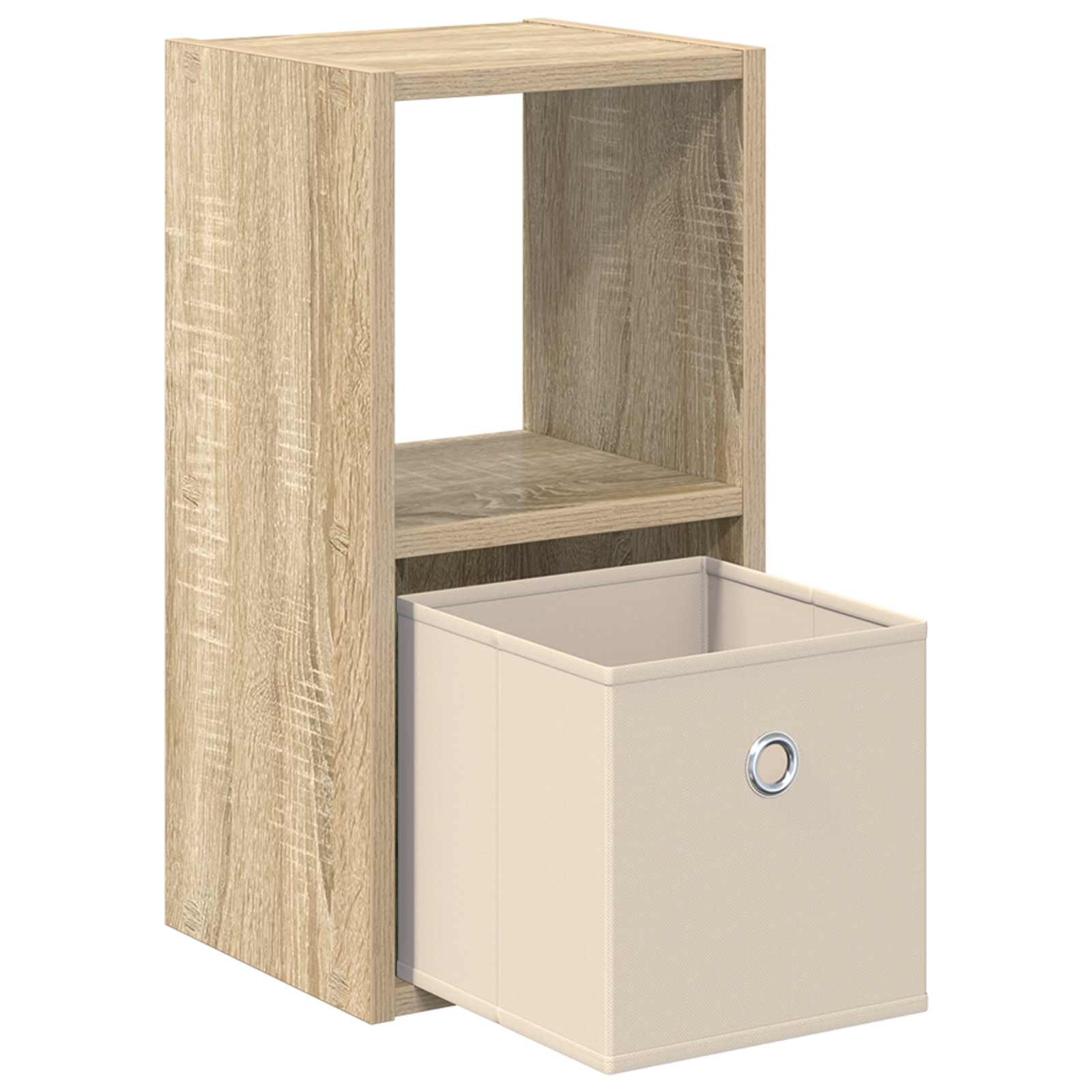 vidaXL Bedside Table 2 pcs Sonoma Oak 25.5 x 22 x 49.5 cm 5