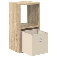 vidaXL Bedside Table 2 pcs Sonoma Oak 25.5 x 22 x 49.5 cm 5