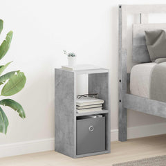 vidaXL Bedside Table 2 pcs Concrete Grey 25.5 x 22 x 49.5 cm 4