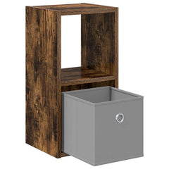 vidaXL Bedside Table 2 pcs Smoked Oak 25.5 x 22 x 49.5 cm 5