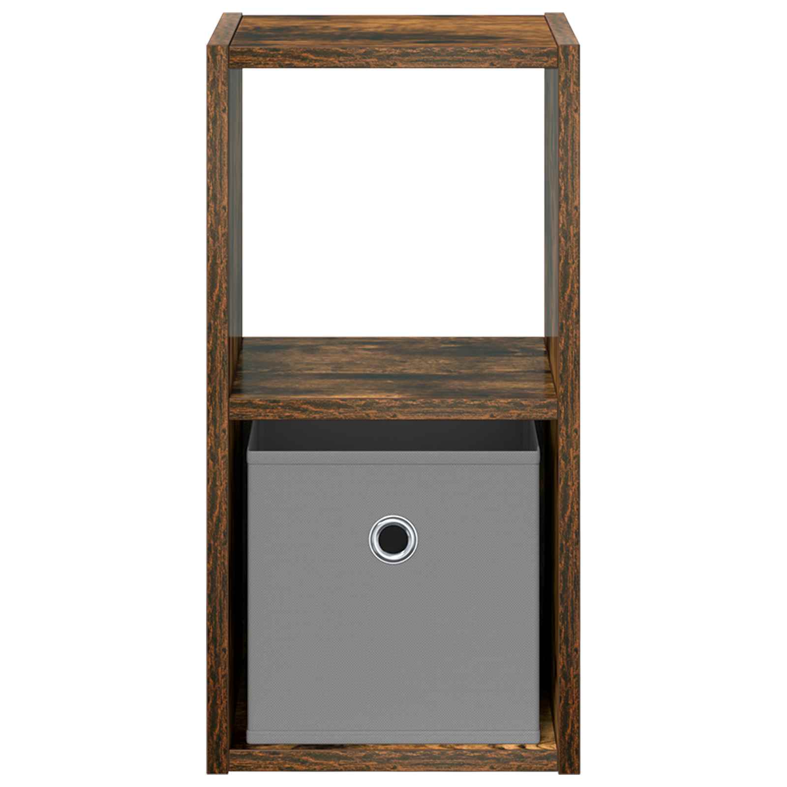 vidaXL Bedside Table 2 pcs Smoked Oak 25.5 x 22 x 49.5 cm 6