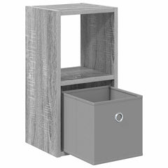 vidaXL Bedside Table 2 pcs Grey Sonoma 25.5 x 22 x 49.5 cm 5