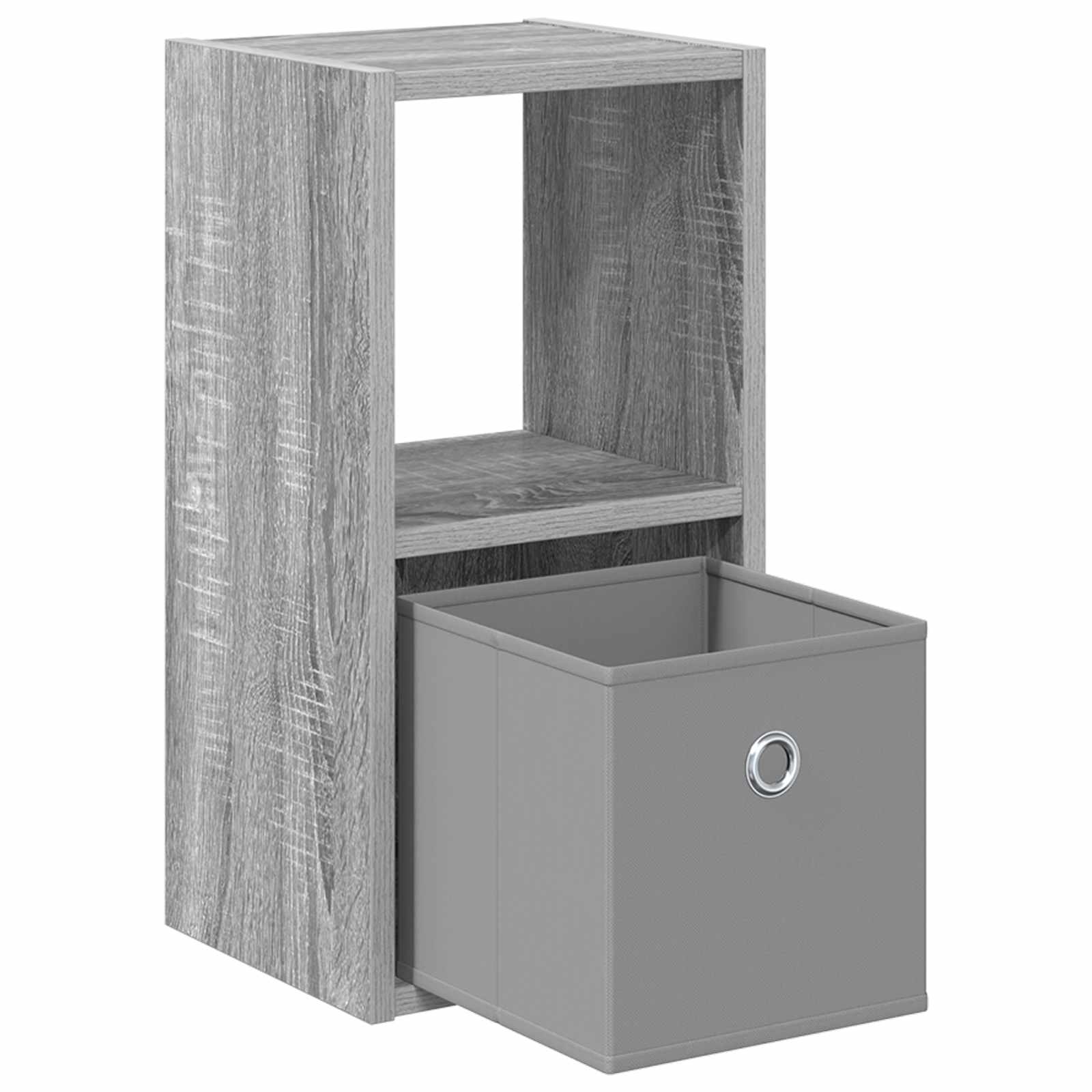 vidaXL Bedside Table 2 pcs Grey Sonoma 25.5 x 22 x 49.5 cm 5