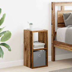 vidaXL Bedside Table 2 pcs Old Wood 25.5 x 22 x 49.5 cm 4