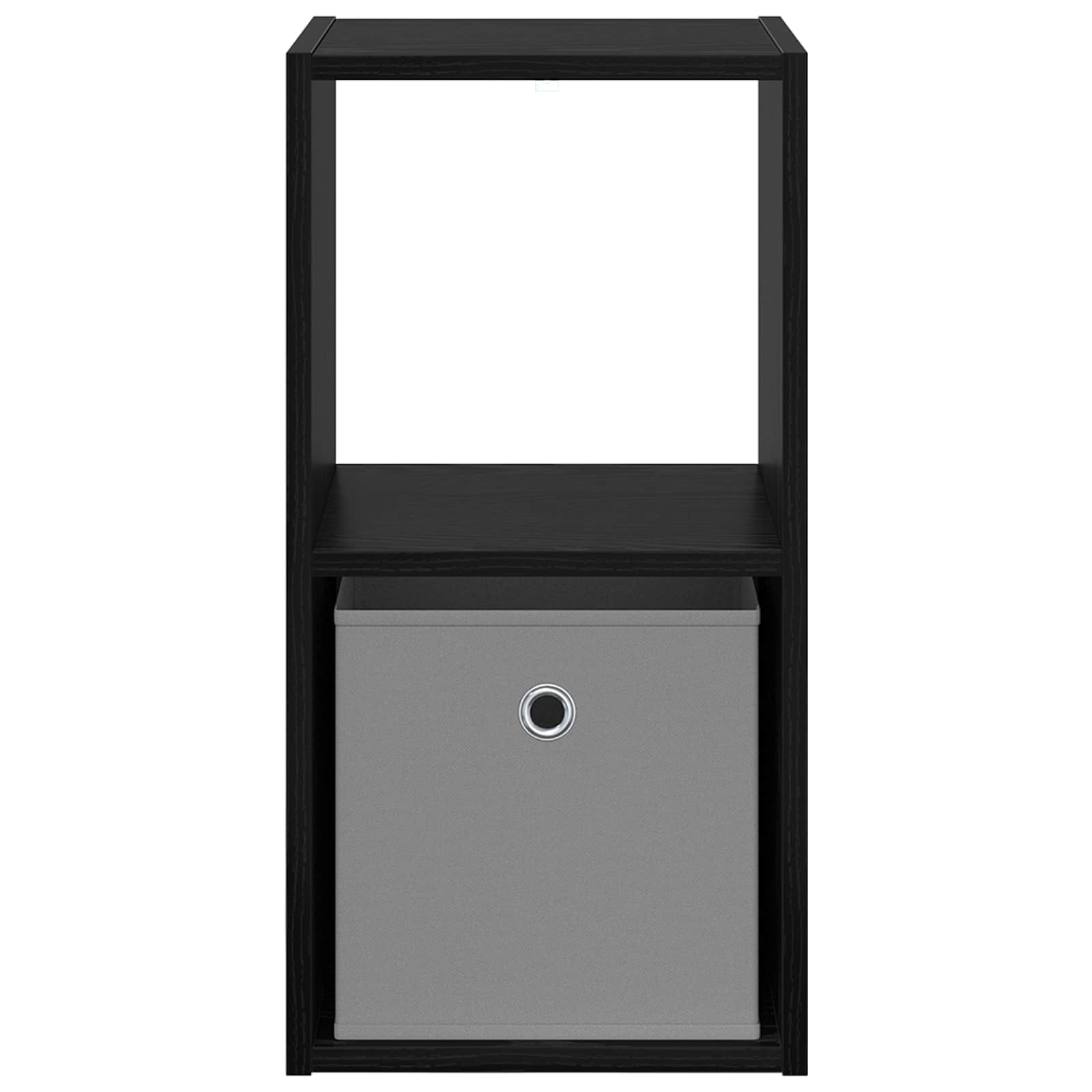 vidaXL Bedside Table 2 pcs Black Oak 30.5 x 27 x 59.5 cm 6
