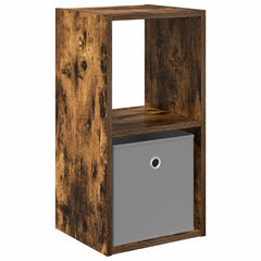 vidaXL Bedside Table Smoked Oak 30.5 x 27 x 59.5 cm Engineered Wood 2