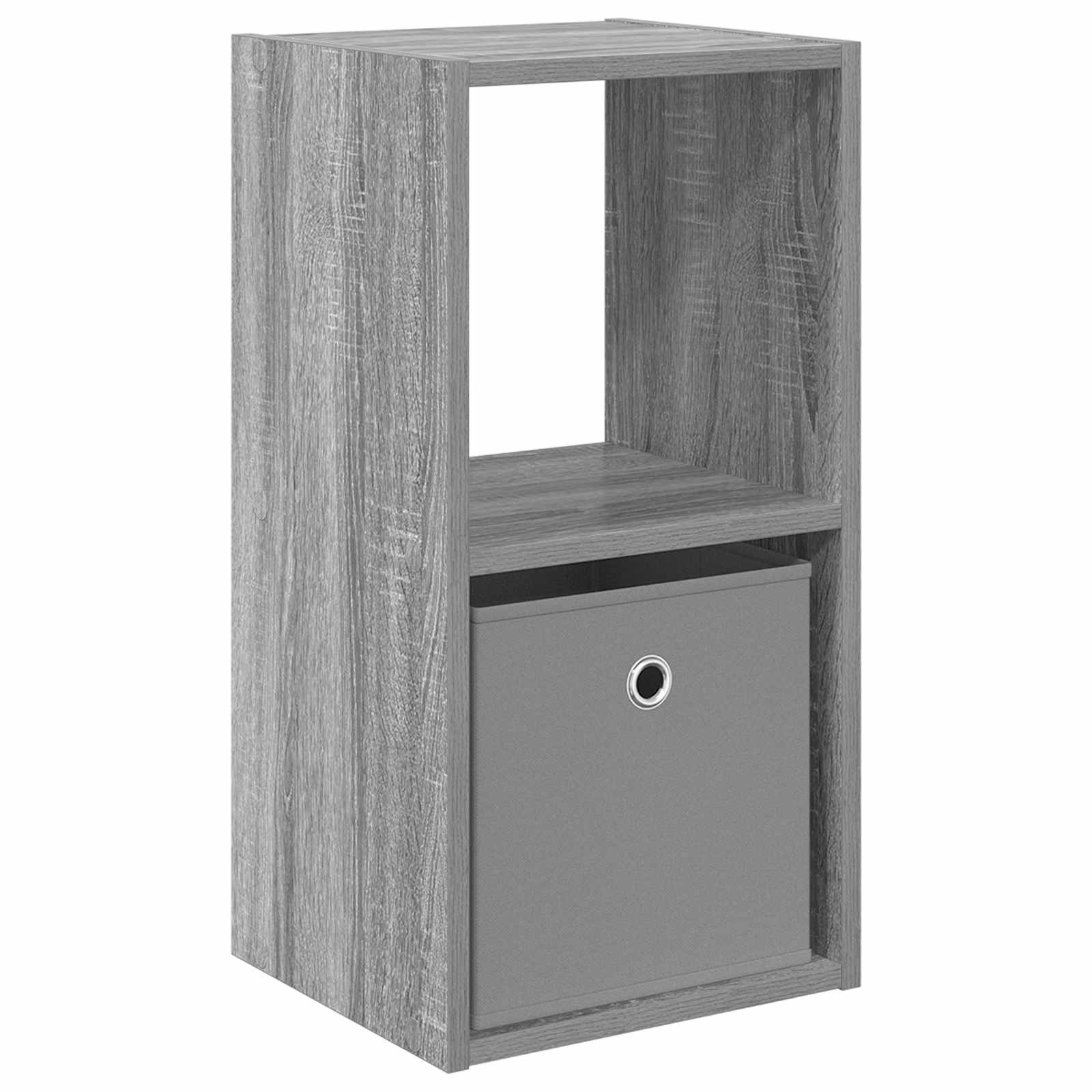 vidaXL Bedside Table Grey Sonoma 30.5 x 27 x 59.5 cm Engineered Wood 2